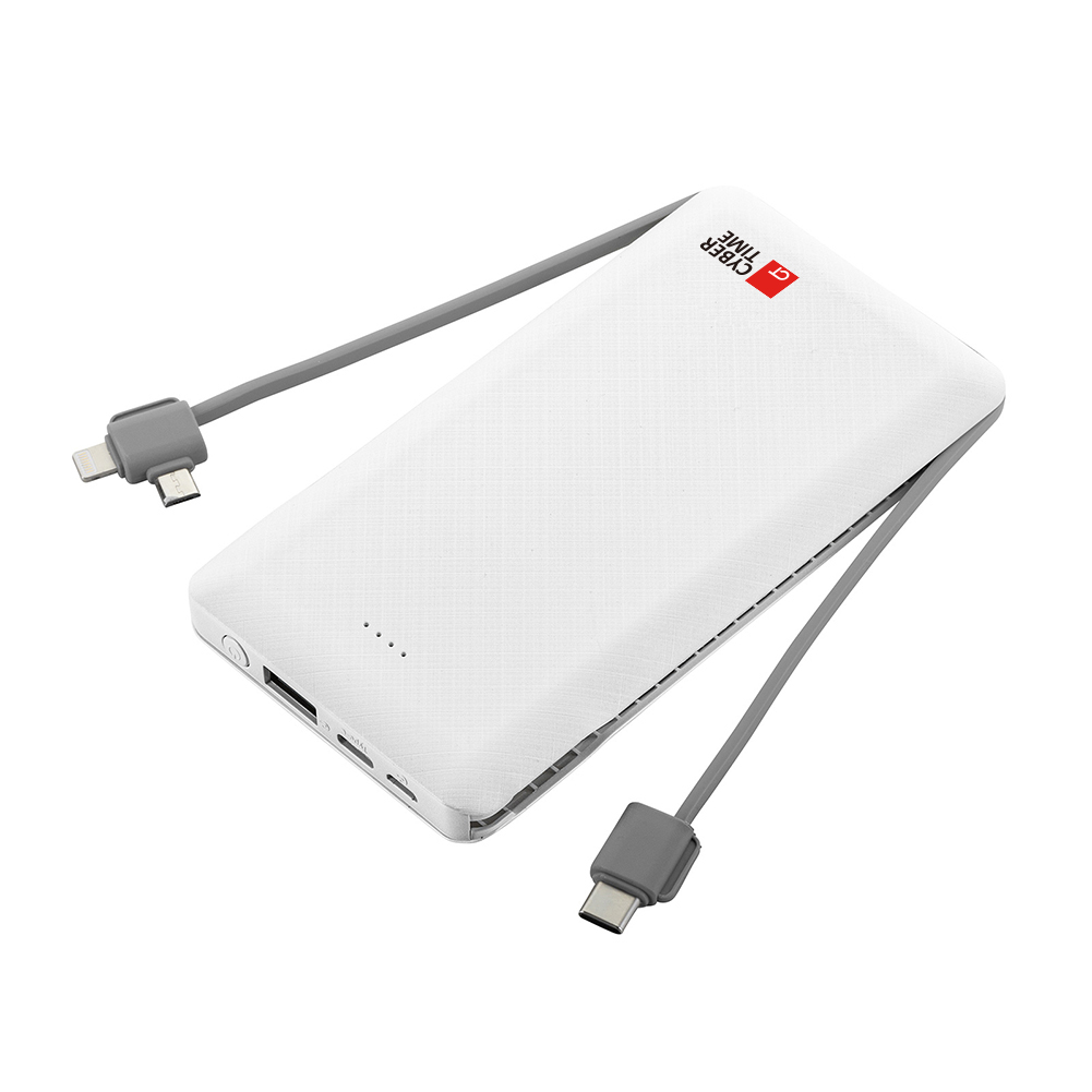 Universal Builtin Cables 10000 mAh Power Bank Cyber Time