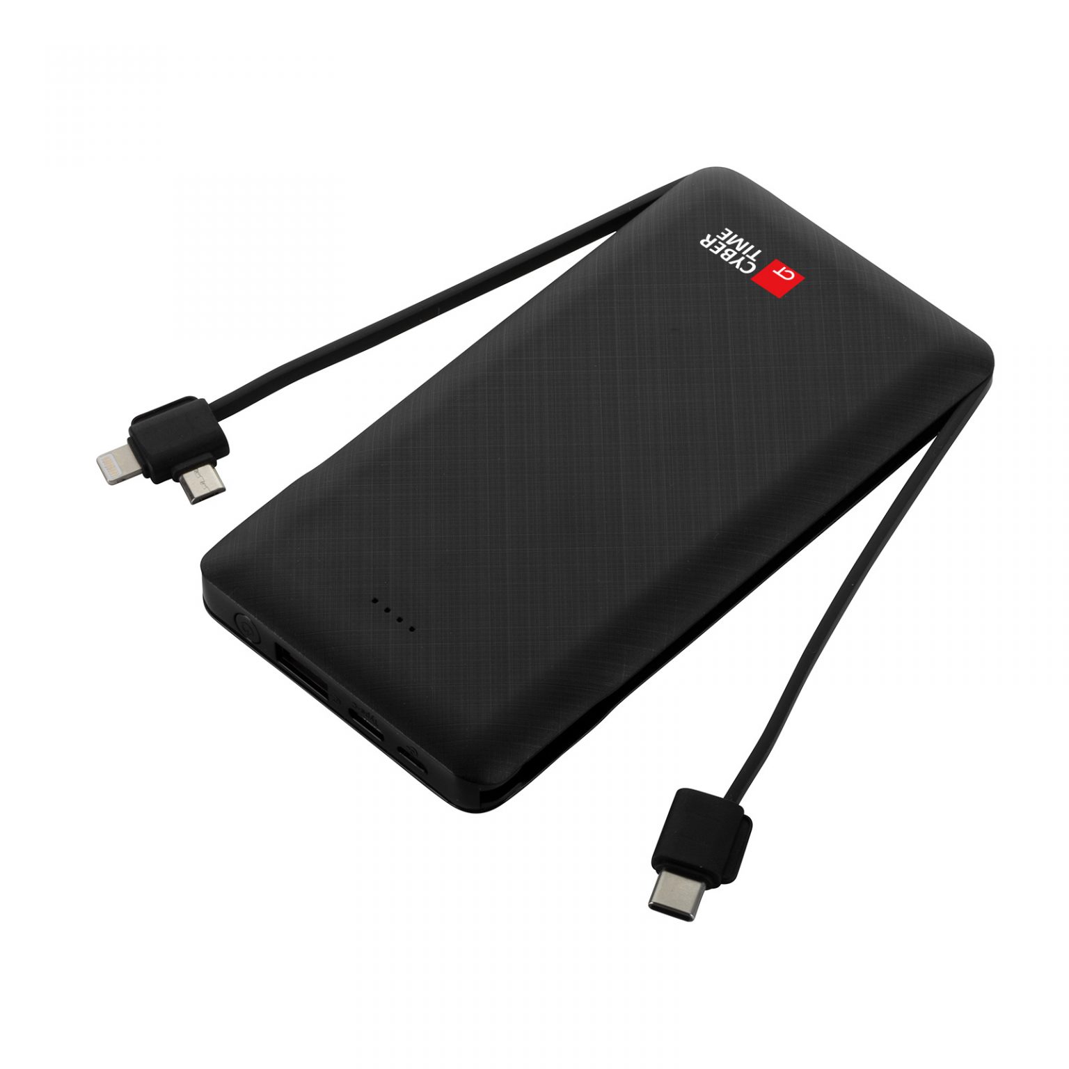 Universal Builtin Cables 10000 mAh Power Bank Cyber Time